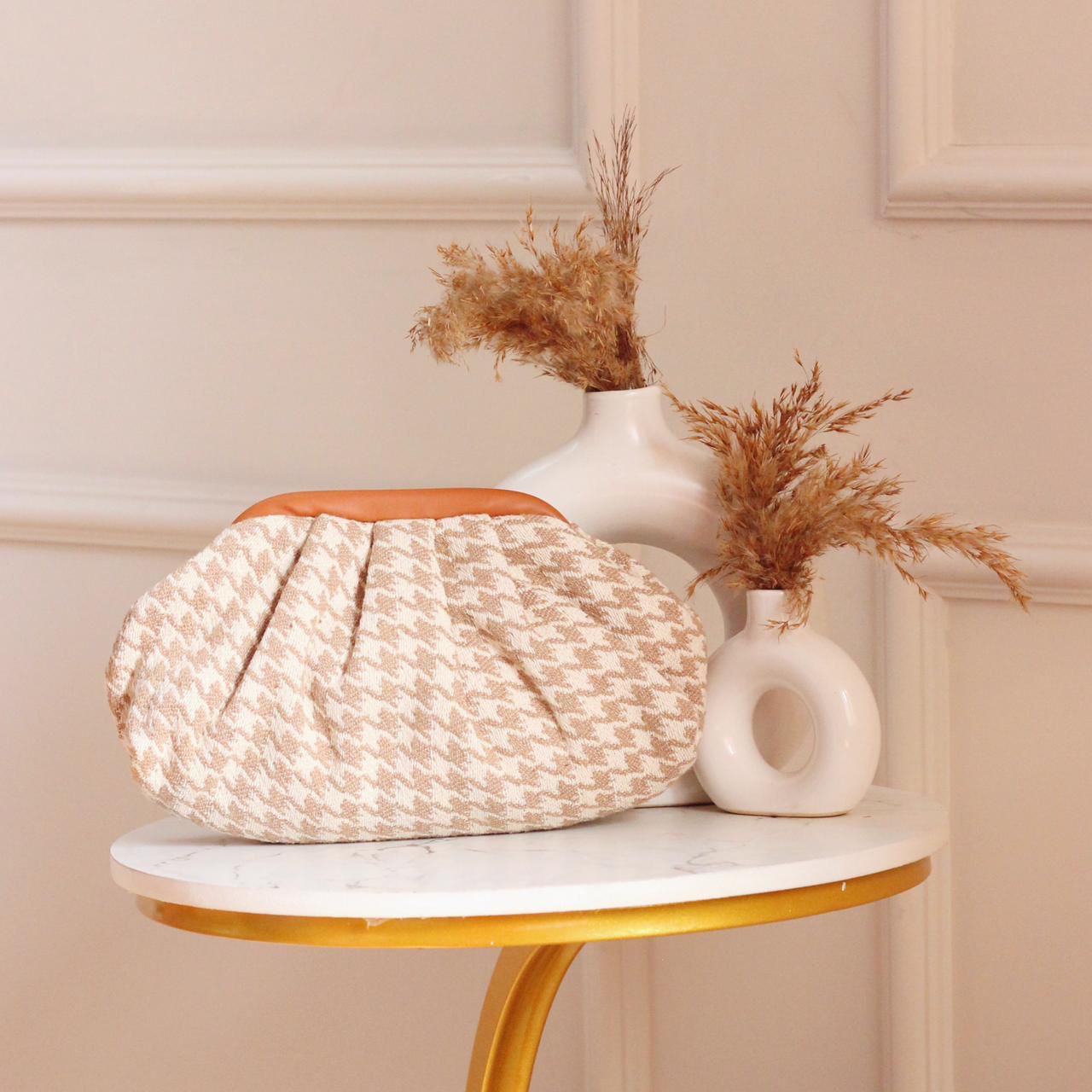 Jacquard Vintage CLOUD bag - Red Wonder