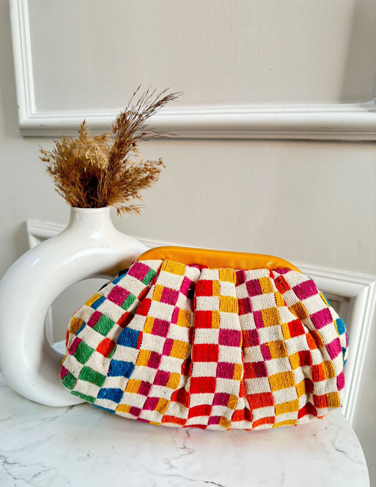 Jacquard Vintage CLOUD bag - Red Wonder