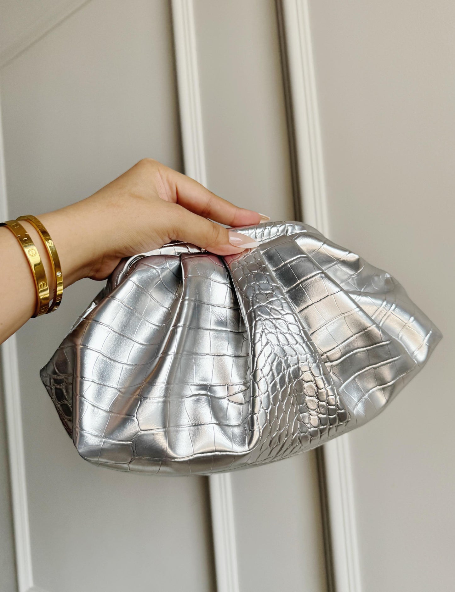 METALLICS & POP COLORS PU LEATHER CLOUD bags