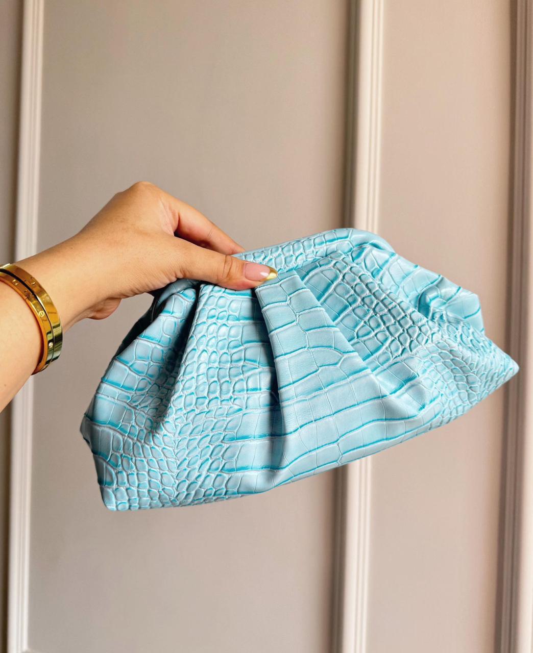 METALLICS & POP COLORS PU LEATHER CLOUD bags