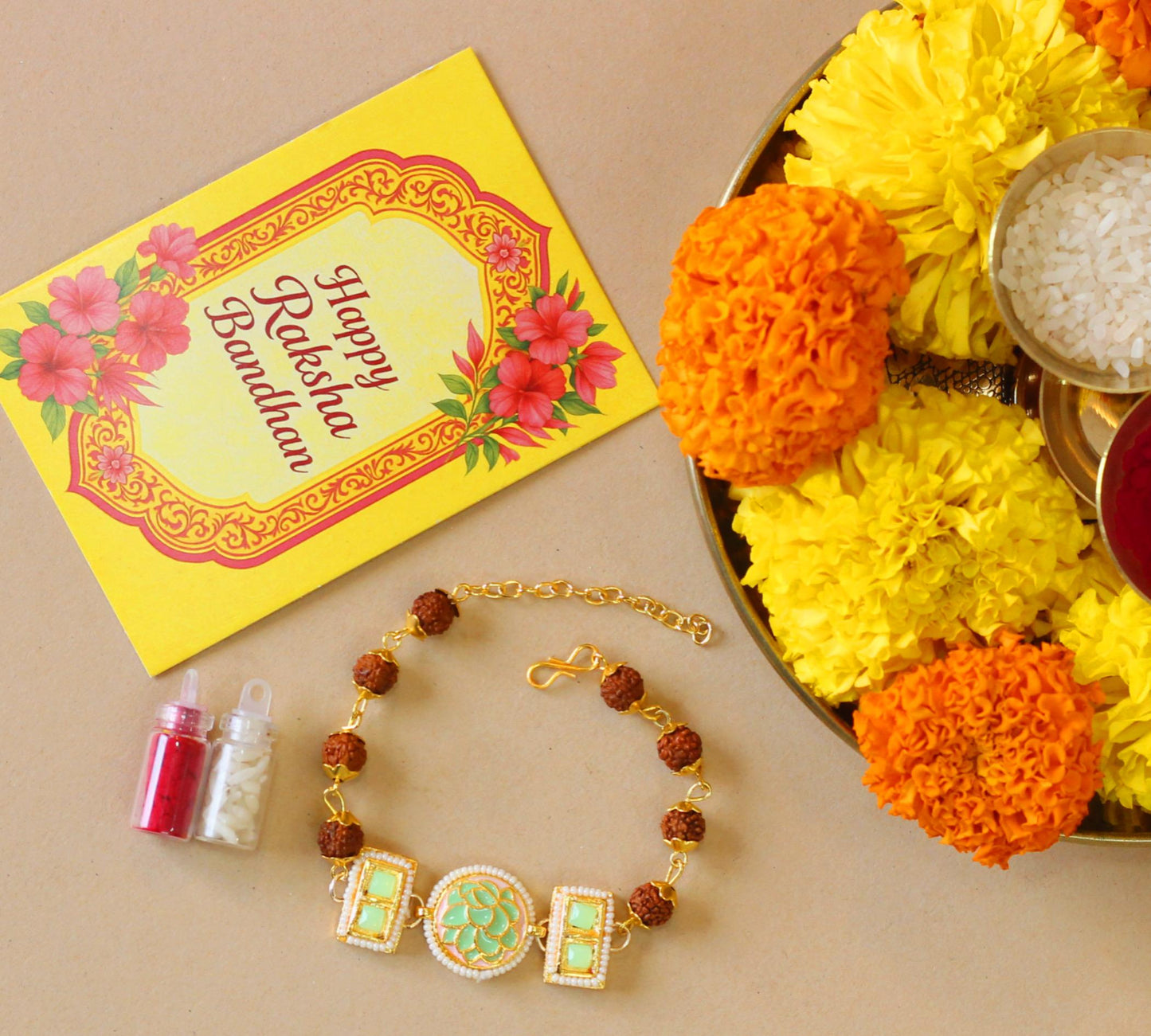 RUDRAKSHA BRACELET RAKHI