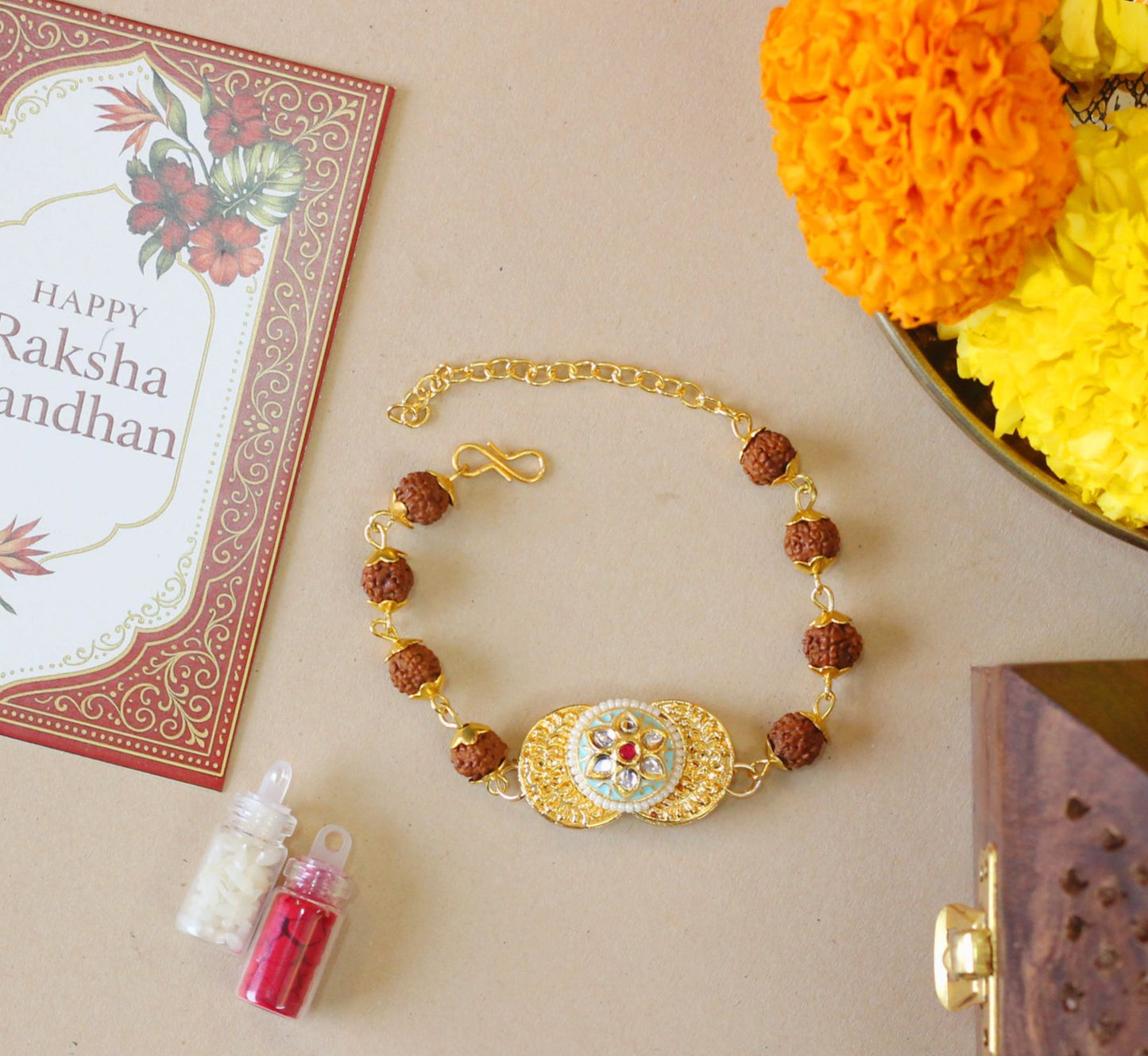 RUDRAKSHA BRACELET RAKHI