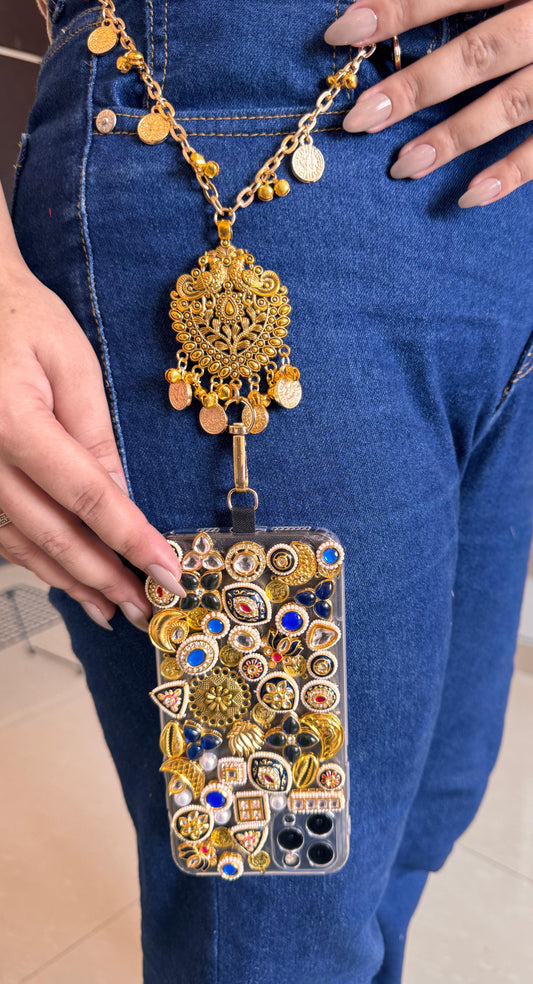 "Kala Kriti" traditional phone cover with sling COMBO