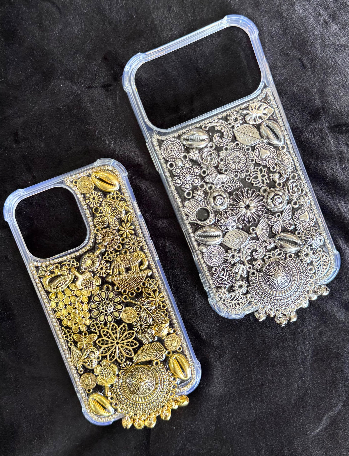 Oxidised & Antique Embellishments PHONE COVER