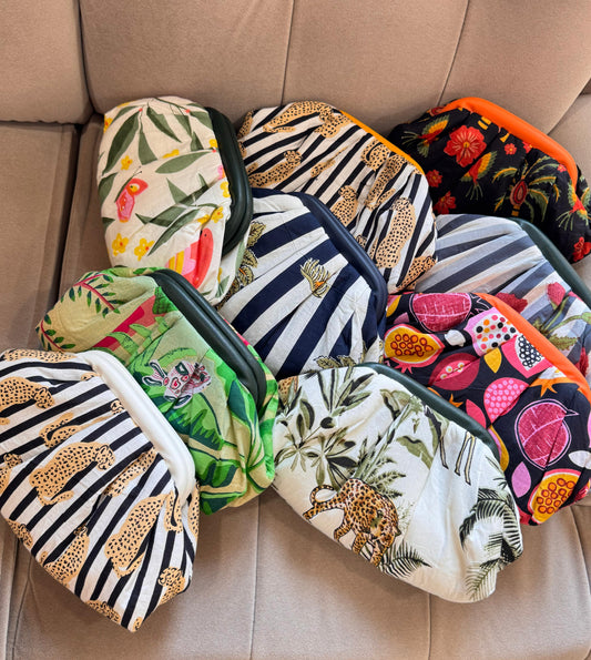 PopArt Print Jungle Reverie Cloud Bag - Stripes