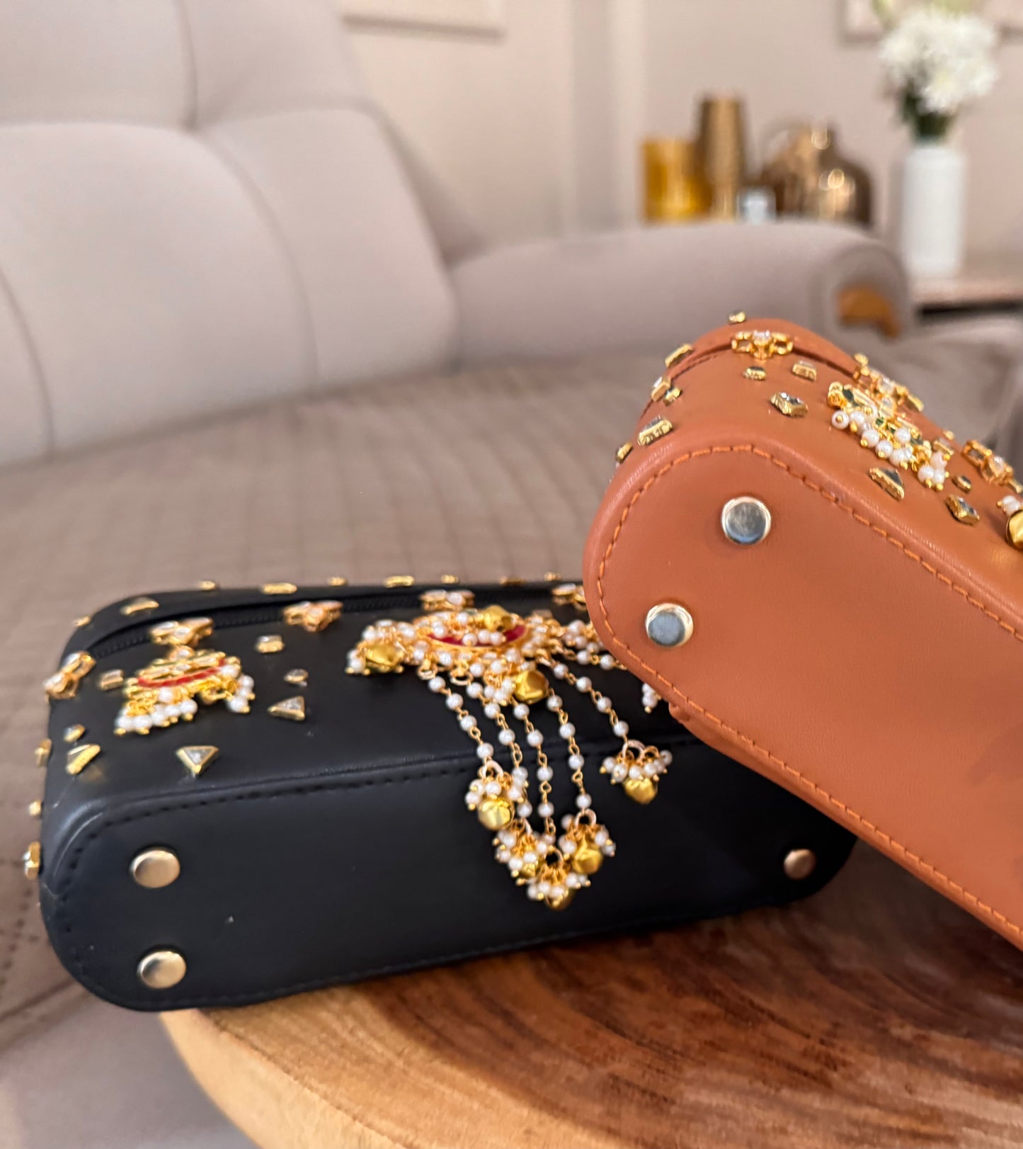 Kundan Vanity Clutch Bag