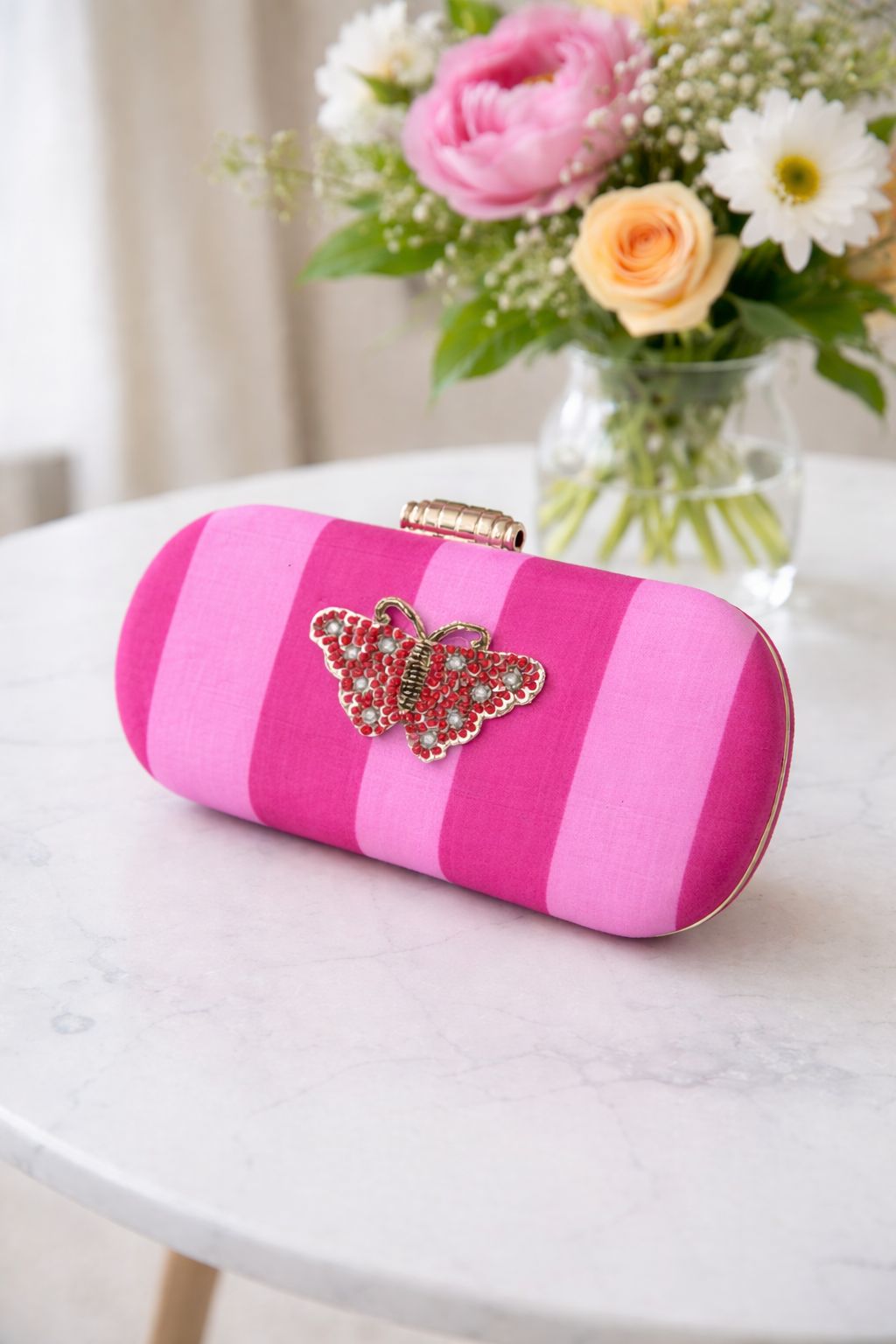 Candy pop box bag with butterfly