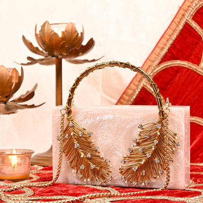 Rajkumari Clutch - Princess worthy elegance resin clutch