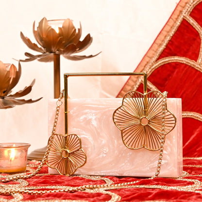 Rajkumari Clutch - Princess worthy elegance resin clutch