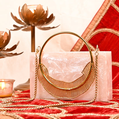 Rajkumari Clutch - Princess worthy elegance resin clutch