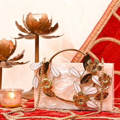 Rajkumari Clutch - Princess worthy elegance resin clutch