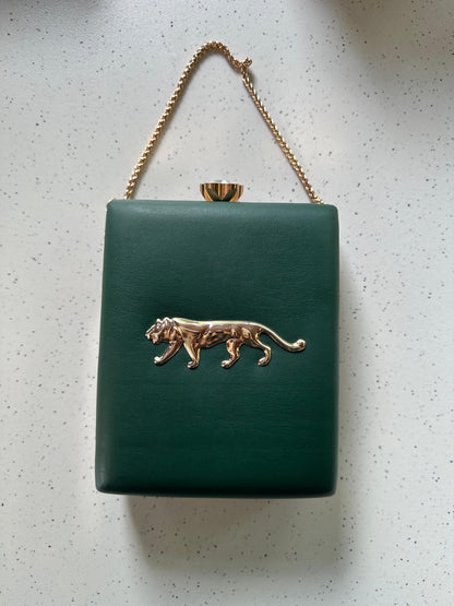 THE JAGUAR premium leather base with gold metal logo engraved - LIMITED EDITION