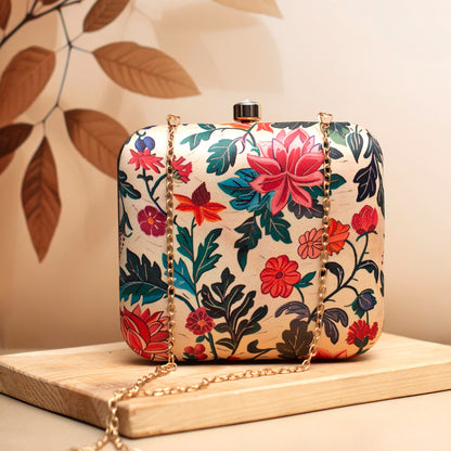 Printed clutch bag - FLORAL Beauty