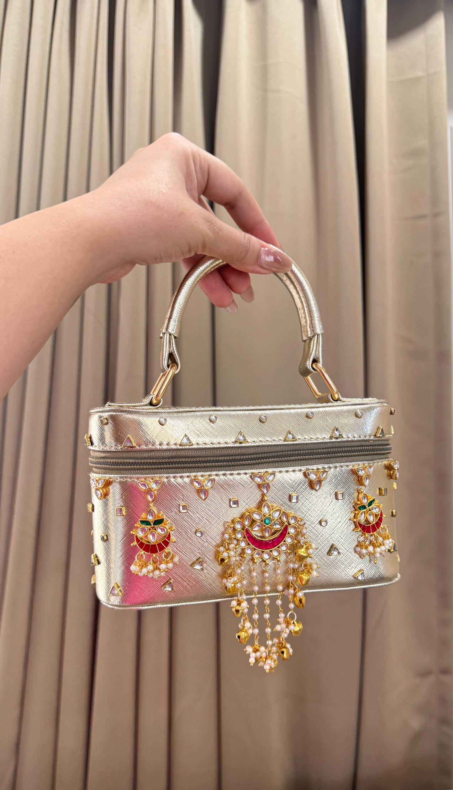 Kundan Vanity Clutch Bag