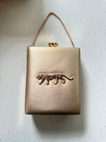 THE JAGUAR premium leather base with gold metal logo engraved - LIMITED EDITION