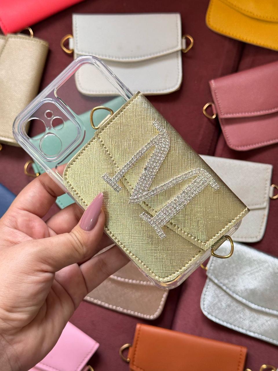 Personalized Phone case & Card holder sling