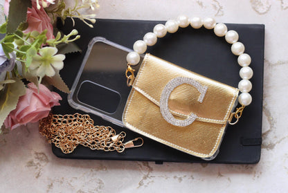 GOLDEN personalized Phone case & Card holder slings - STANDARD COLLECTION