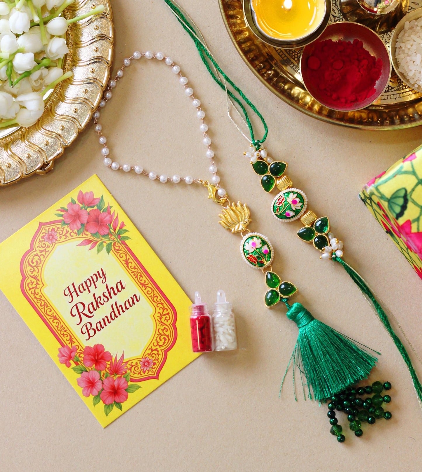 Together Forever Couple Rakhi Set