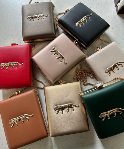 THE JAGUAR premium leather base with gold metal logo engraved - LIMITED EDITION