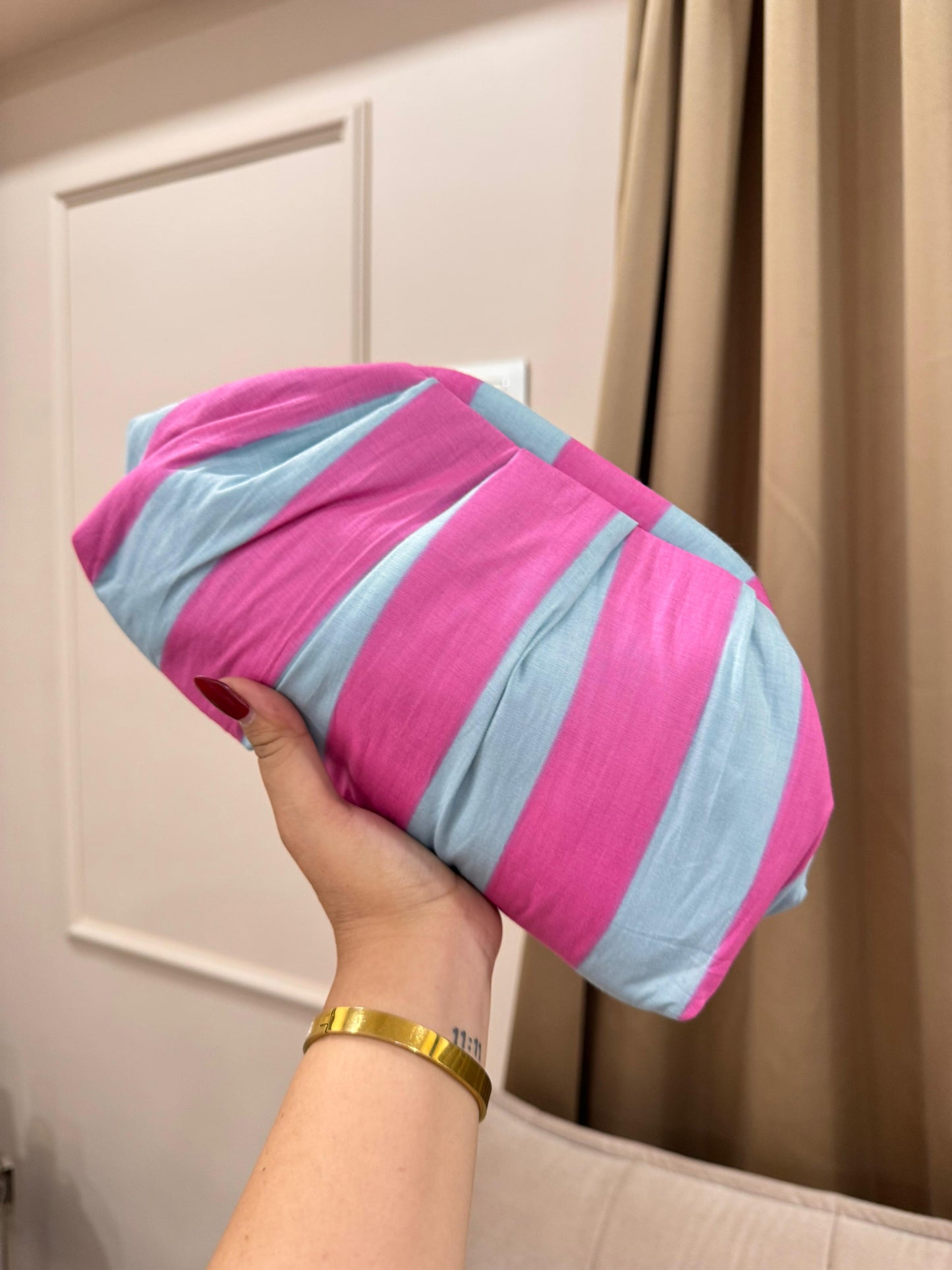 Candy Pop Stripes Cloud Batua Bags
