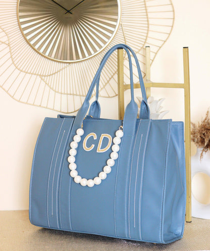 Pastel Blue AM to PM CHIC TOTE BAG