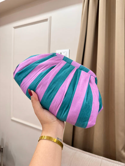 Candy Pop Stripes Cloud Batua Bags