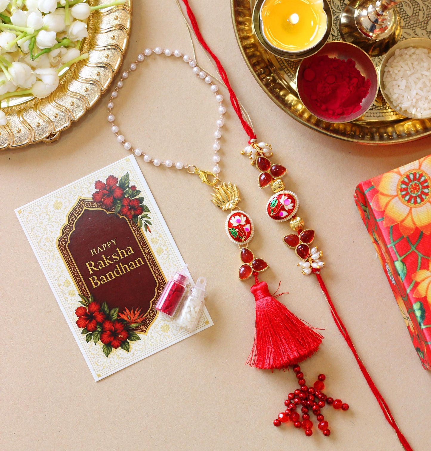 Together Forever Couple Rakhi Set