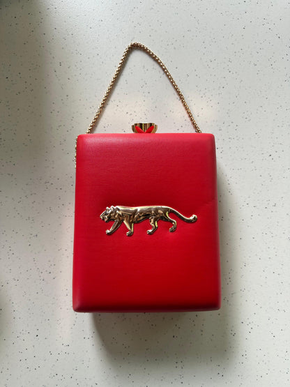 THE JAGUAR premium leather base with gold metal logo engraved - LIMITED EDITION