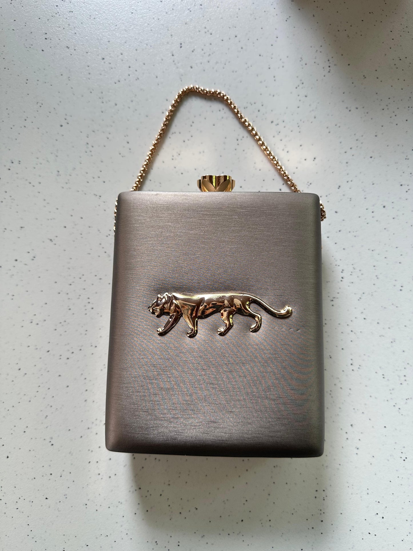 THE JAGUAR premium leather base with gold metal logo engraved - LIMITED EDITION