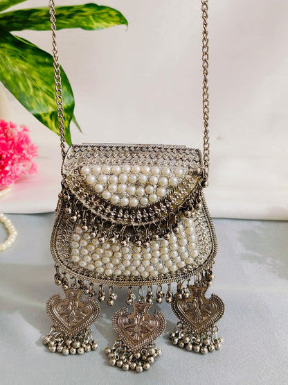 Royal Heritage Brass Pearl Sling Bag