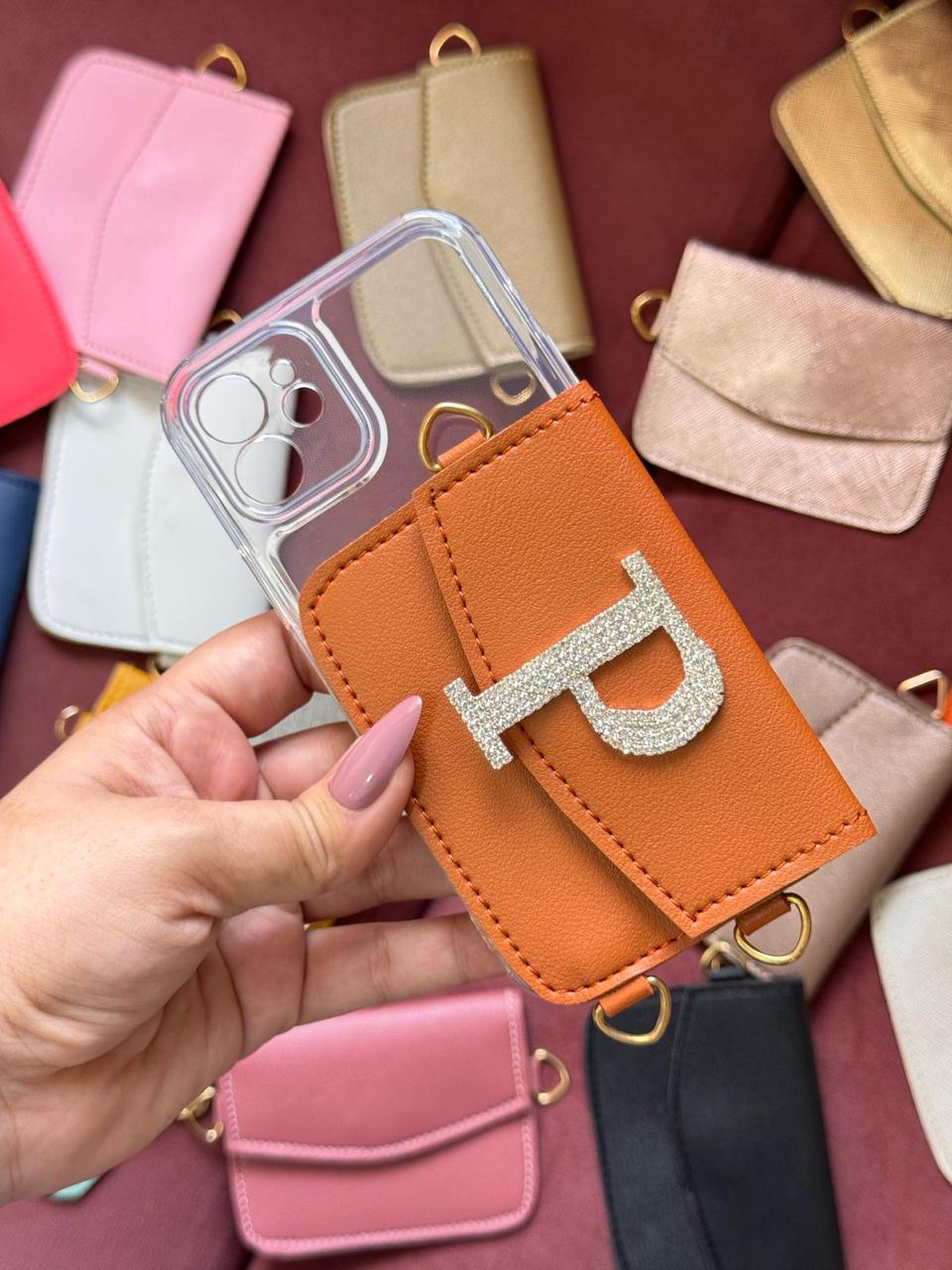 Personalized Phone case & Card holder sling