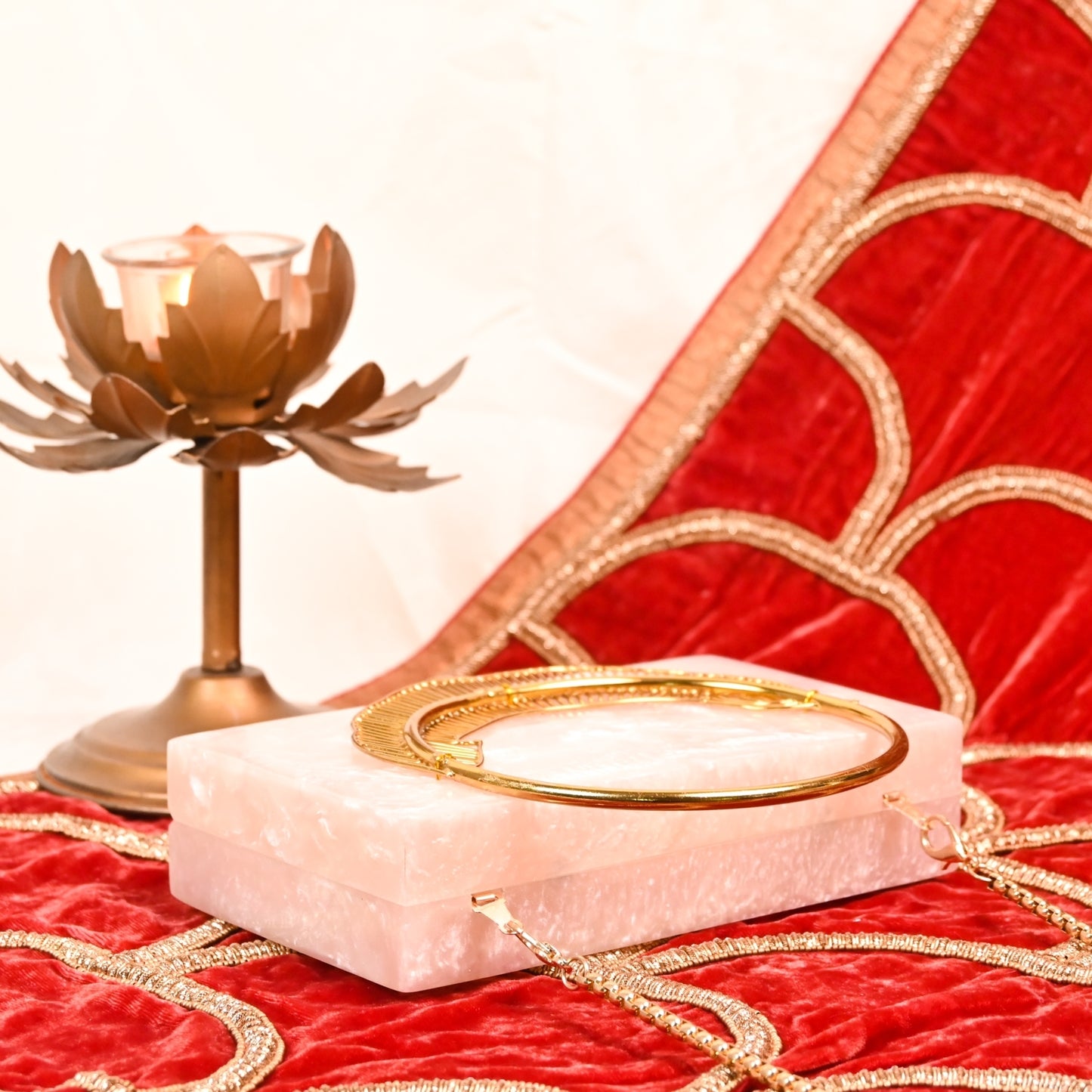 Rajkumari Clutch - Princess worthy elegance resin clutch