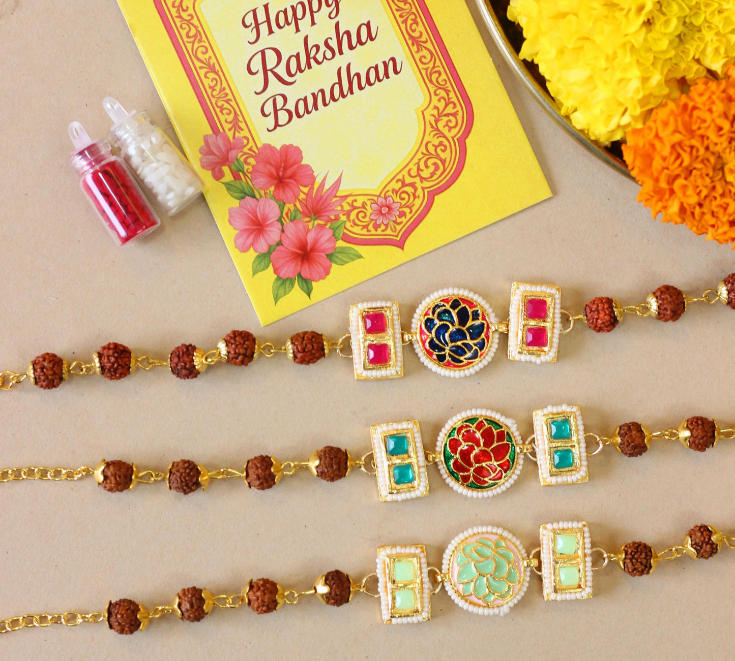 RUDRAKSHA BRACELET RAKHI