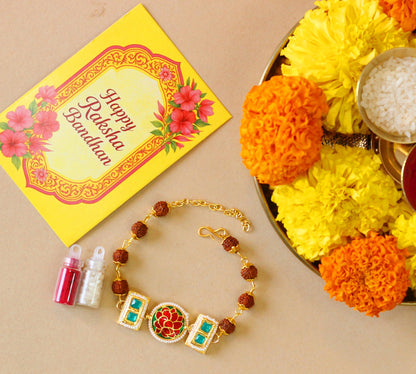 RUDRAKSHA BRACELET RAKHI