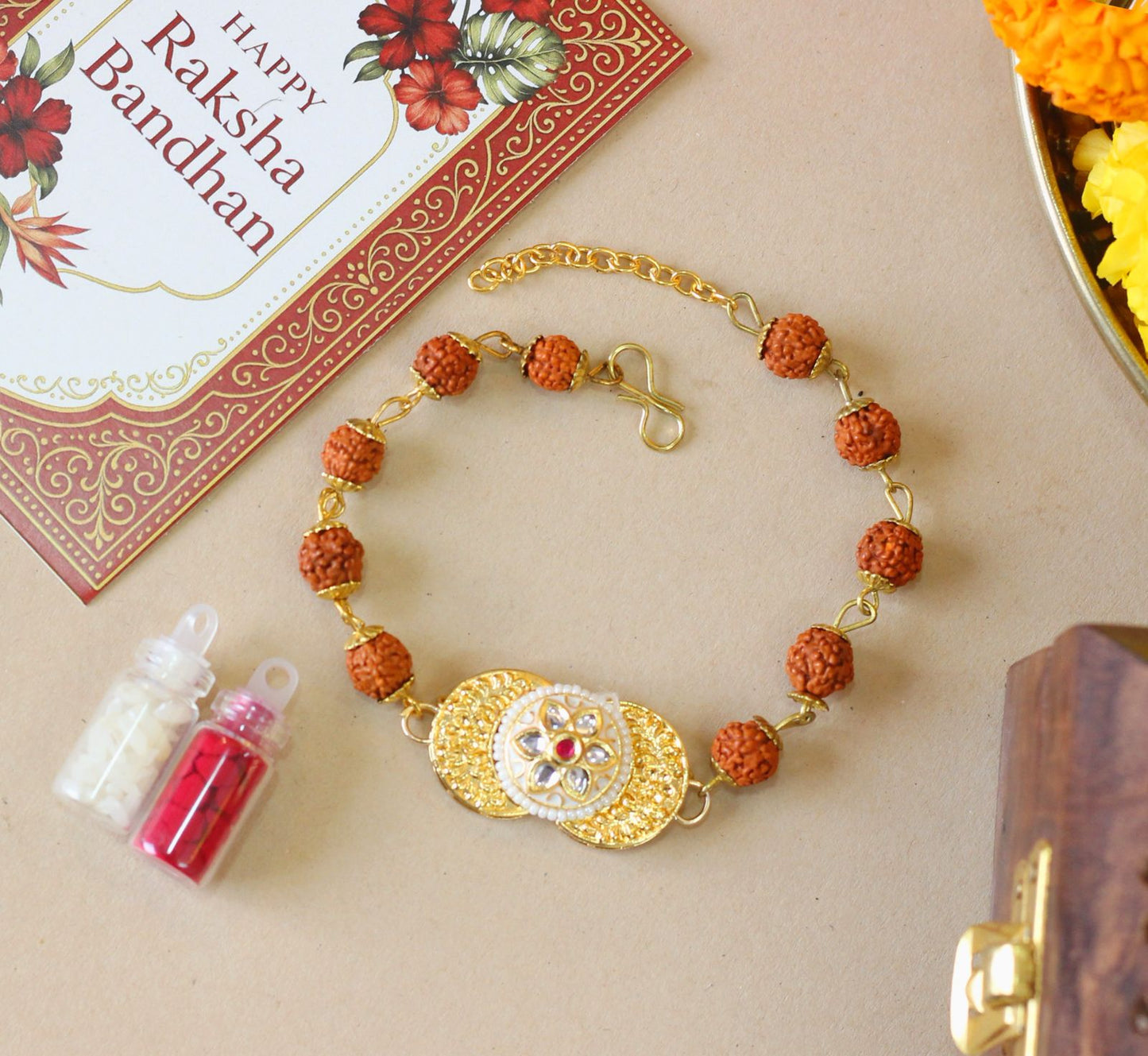 RUDRAKSHA BRACELET RAKHI