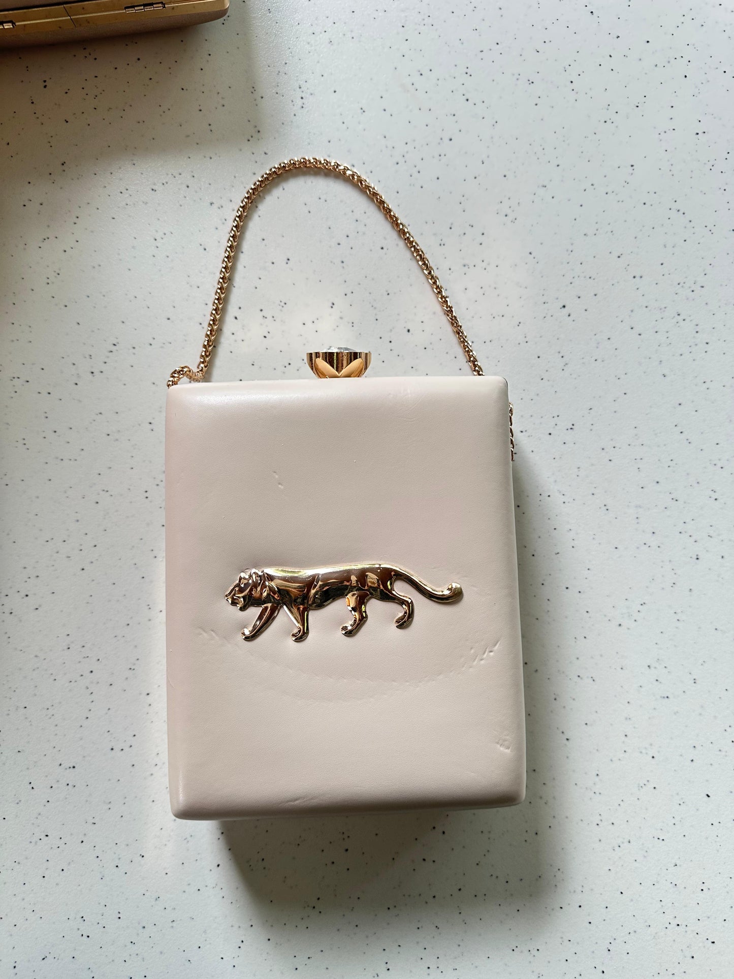 THE JAGUAR premium leather base with gold metal logo engraved - LIMITED EDITION