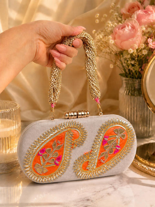 KERI Gota patti Clutch bag