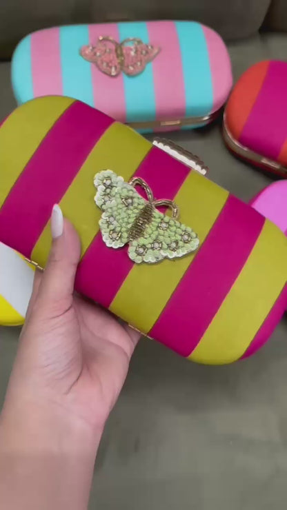 Candy pop box bag with butterfly