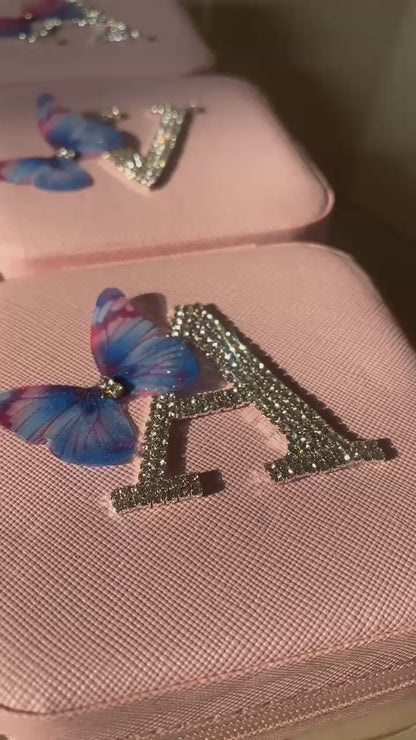 Mini customized Jewellery Organiser Boxes with butterfly