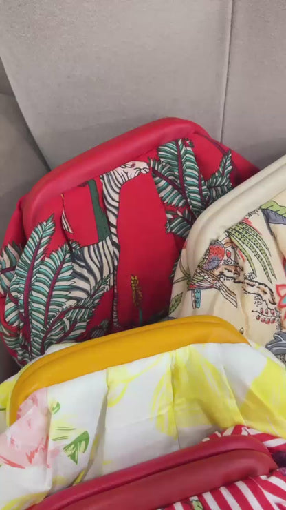 PopArt Print Jungle Reverie Cloud Bag - Stripes