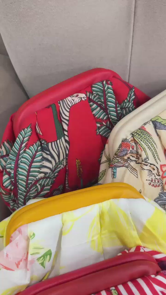 PopArt Print Jungle Reverie Cloud Bag - Stripes