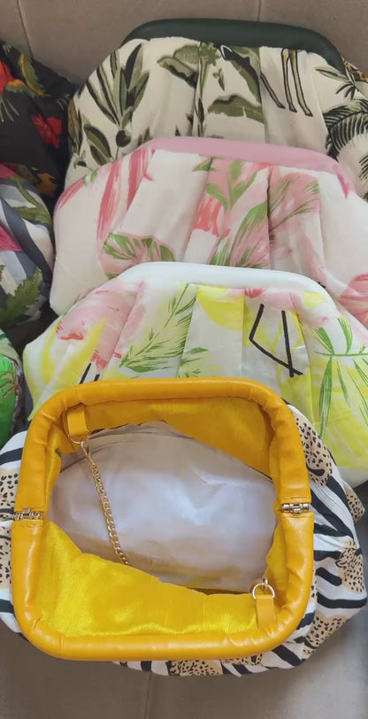 PopArt Print Jungle Reverie Cloud Bag - Stripes