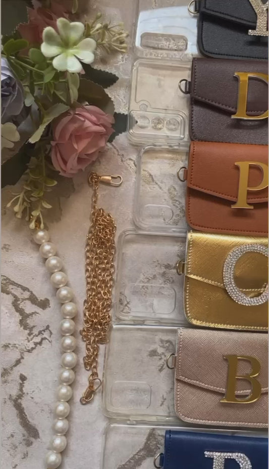 GOLDEN personalized Phone case & Card holder slings - STANDARD COLLECTION