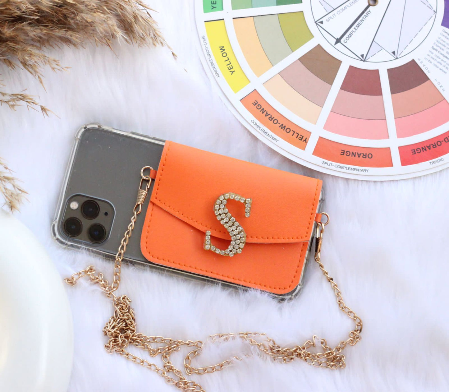 ORNAGE personalized Phone case & Card holder slings - NEON COLLECTION