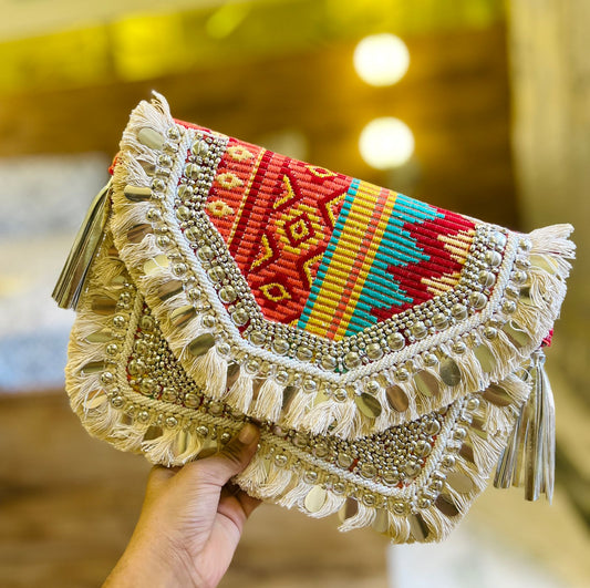 Rising sun boho banjara bag